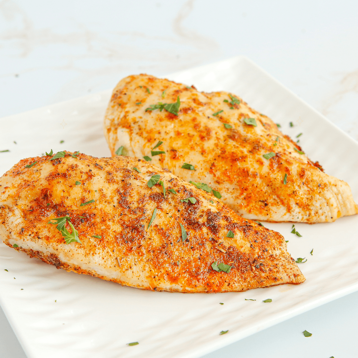 Air Fried Chicken Cutlets - Sweet Savory and Steph