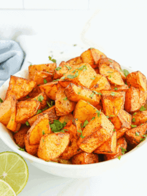 Easy Air Fryer Chili Lime Potatoes