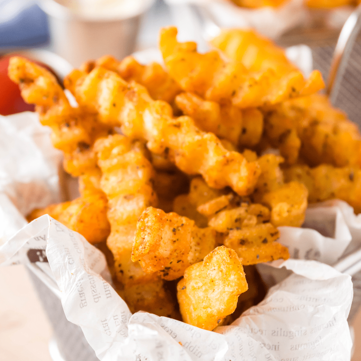 Air Fryer Checkers Rally's Famous Seasoned Fries - Fork To Spoon