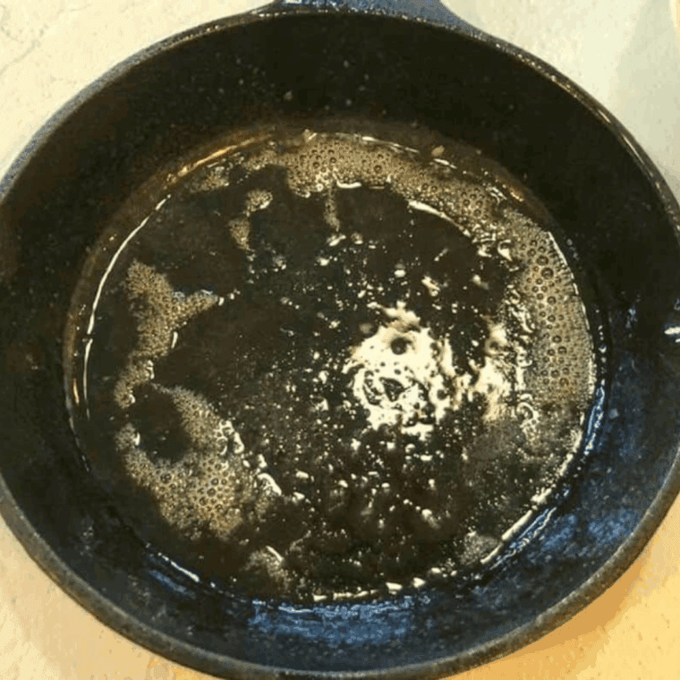 Golden corral cornbread recipe greasing the pan.