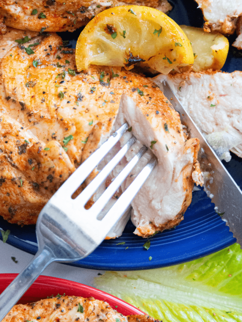 Ninja Foodi Whole Chicken Recipe (Ninja Foodi Roast Chicken) Fork To