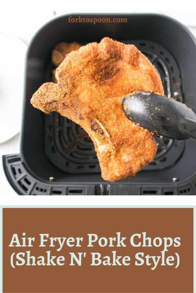 Shake and bake pork chops in air fryer Pinterest