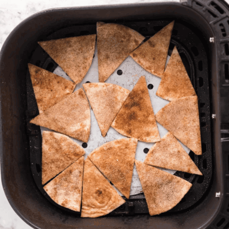 Place Taco Bell Crispitos into the air fryer basket.