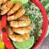 The Best Air Fryer Shrimp Fajita Bowls