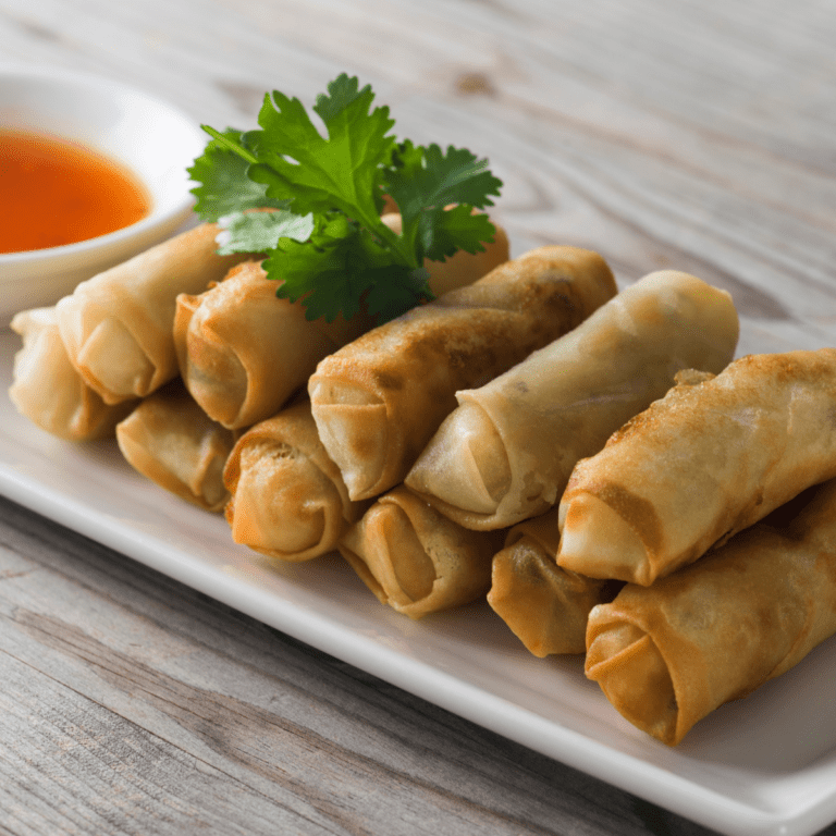 Air Fryer Lumpia Frozen Fork To Spoon