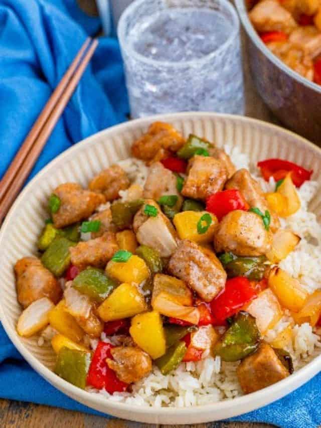 Air Fryer Sweet and Sour Pork - Fork To Spoon