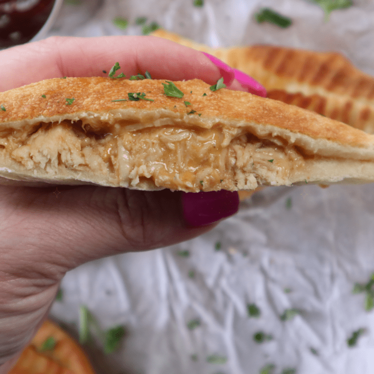 Air Fryer Barbecue Chicken Crescents Fork To Spoon