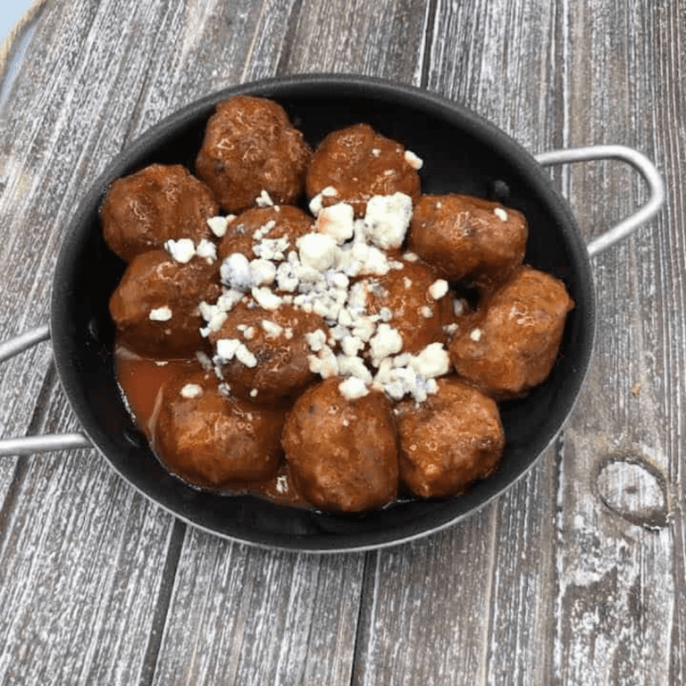 Air Fryer Buffalo Meatballs Fork To Spoon