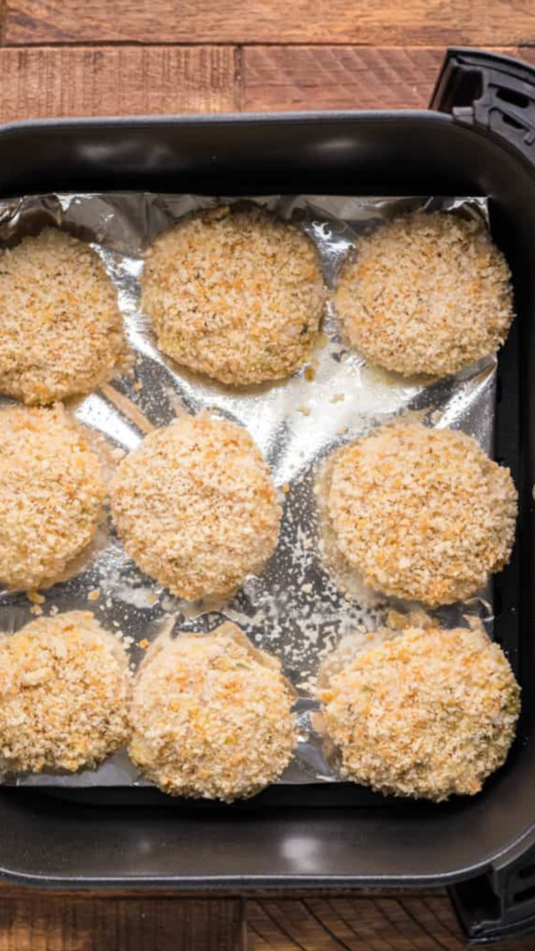 Place Chicken Croquettes into the air fryer basket.