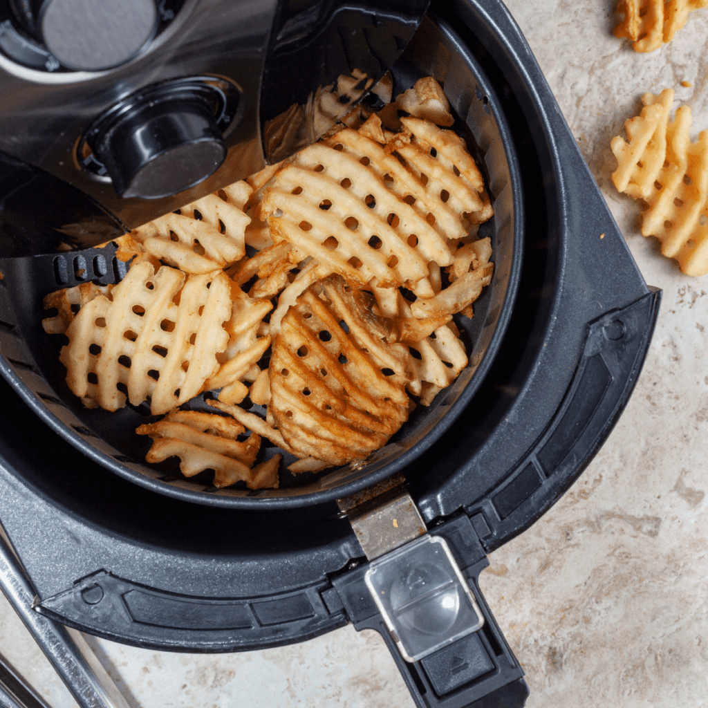 How To Make Loaded Waffle Fries In Air Fryer