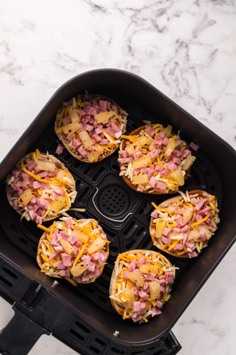 Air Fryer Homemade Bagel Bites Fork To Spoon