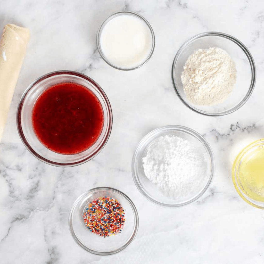 Ingredients Needed For Homemade Air Fryer Pop Tarts