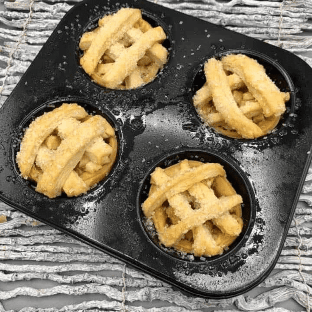 Air Fryer Mini Muffin Tin Apple Pies