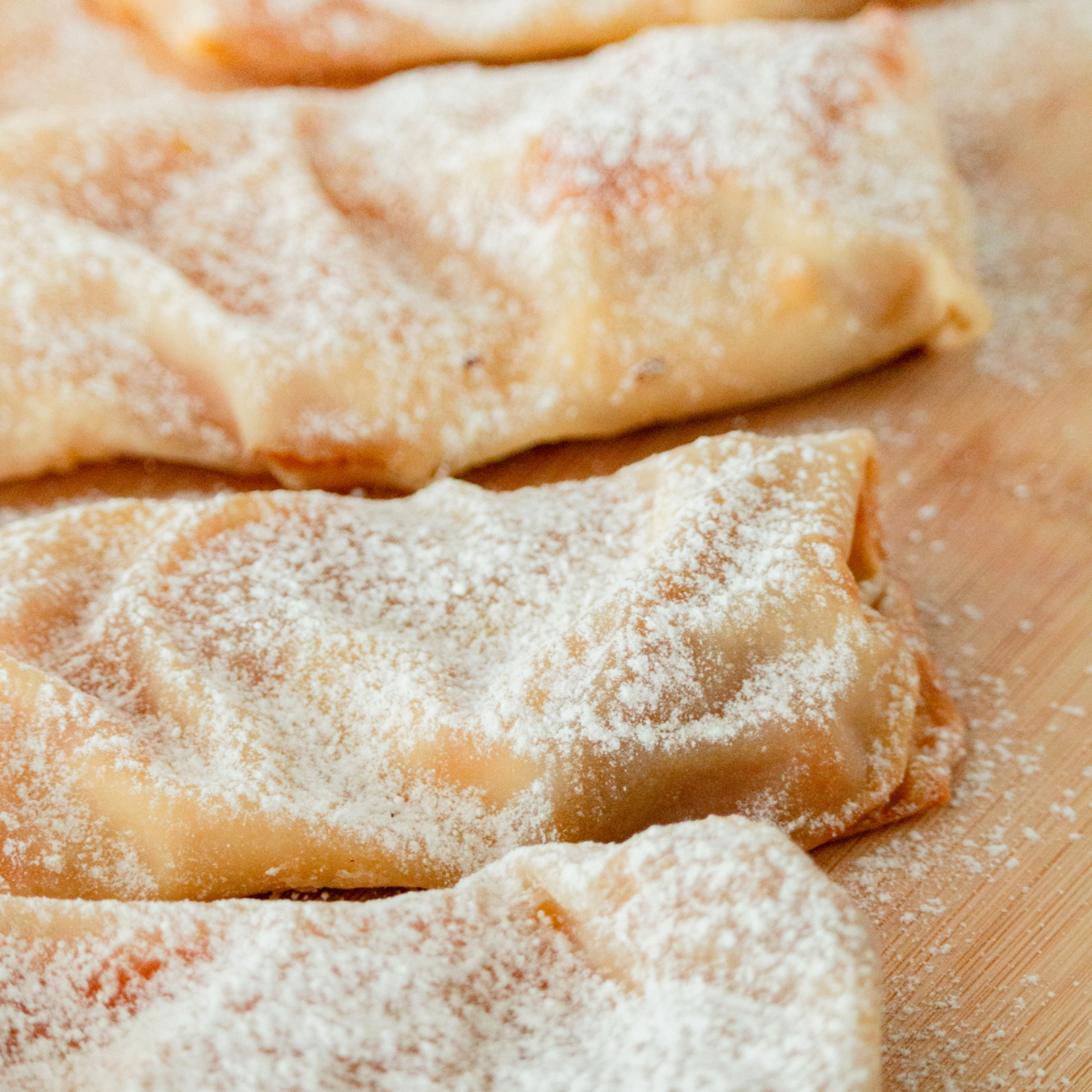 Air Fryer Peach Pie Egg Rolls