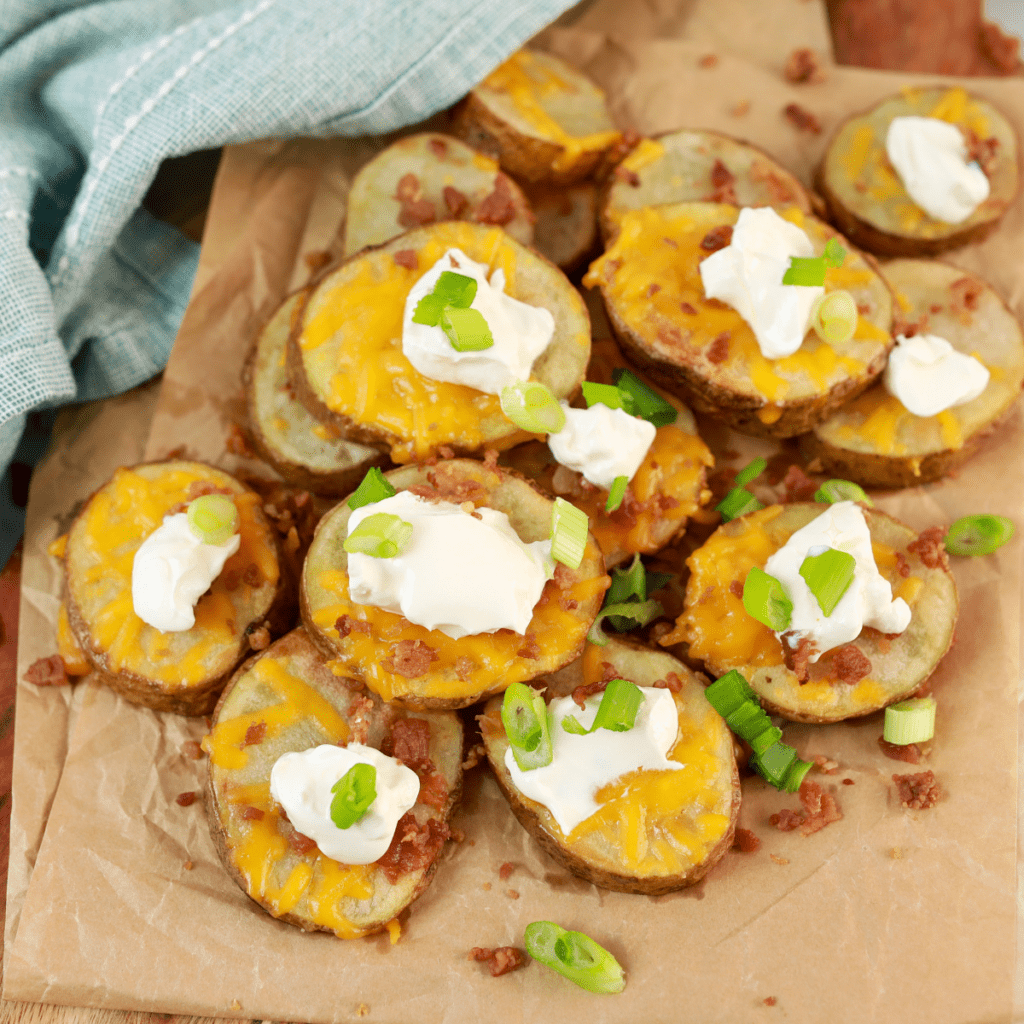What To Serve With Air Fryer Loaded Potato Rounds​