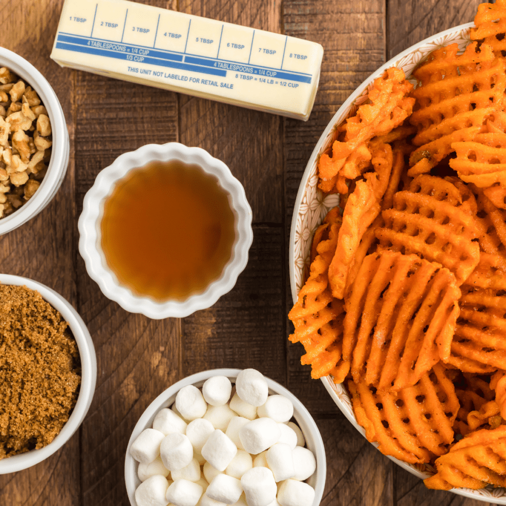 Ingredients Needed For Air Fryer Sweet Potato Chip Nachos