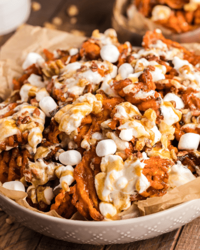 Air Fryer Sweet Potato Nachos
