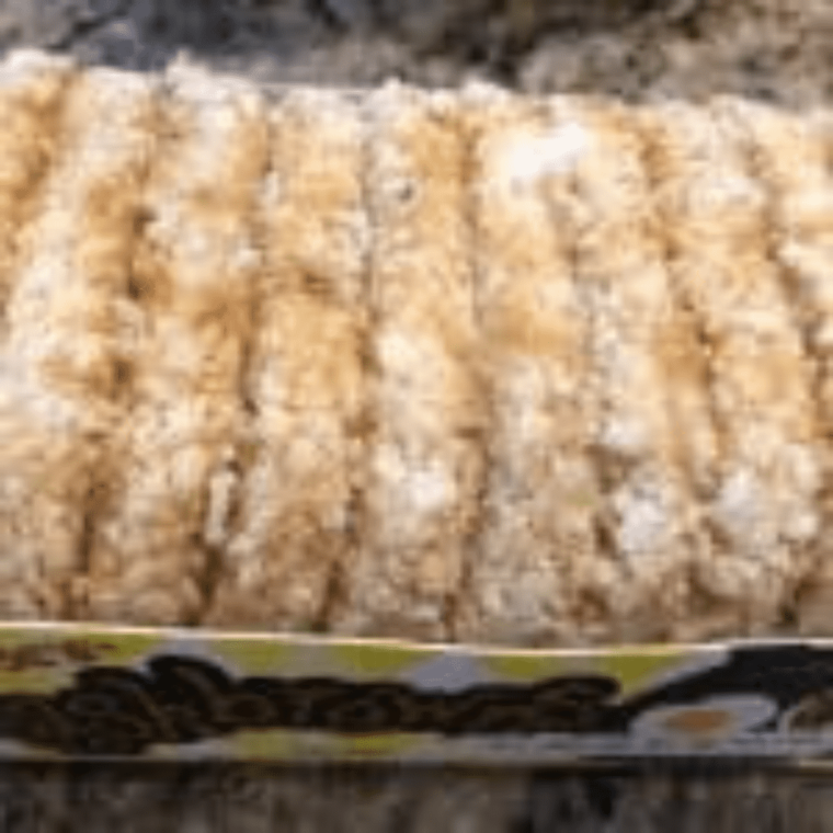 extreme closeup: frozen air fryer trader joe's hashbrowns