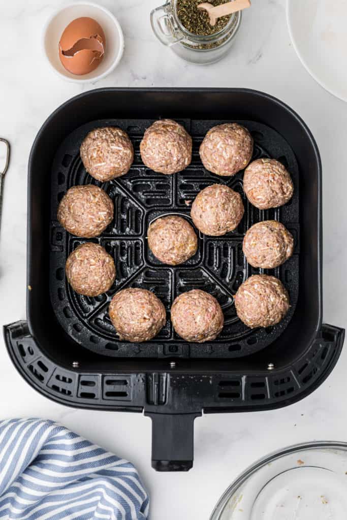 Air Fryer Lamb Meatballs