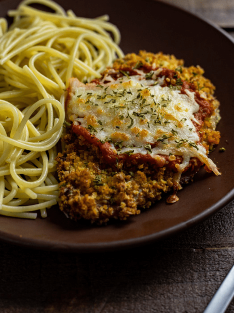 Air Fryer Veal Parmesan Fork To Spoon