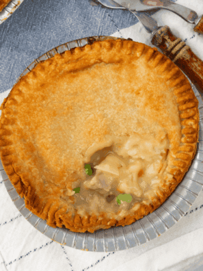 Banquet Turkey Pot Pie Air Fryer