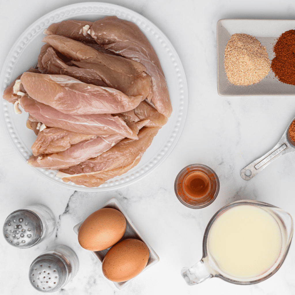 Ingredients Needed for Healthy Air Fryer Chicken Tenders