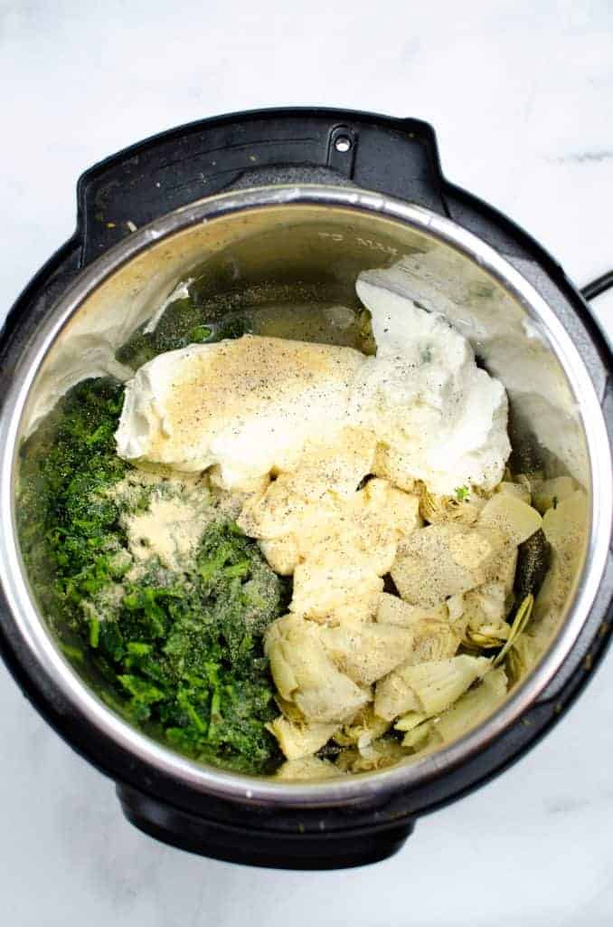How To Cook Copycat Olive Garden Spinach Artichoke Dip In Instant Pot