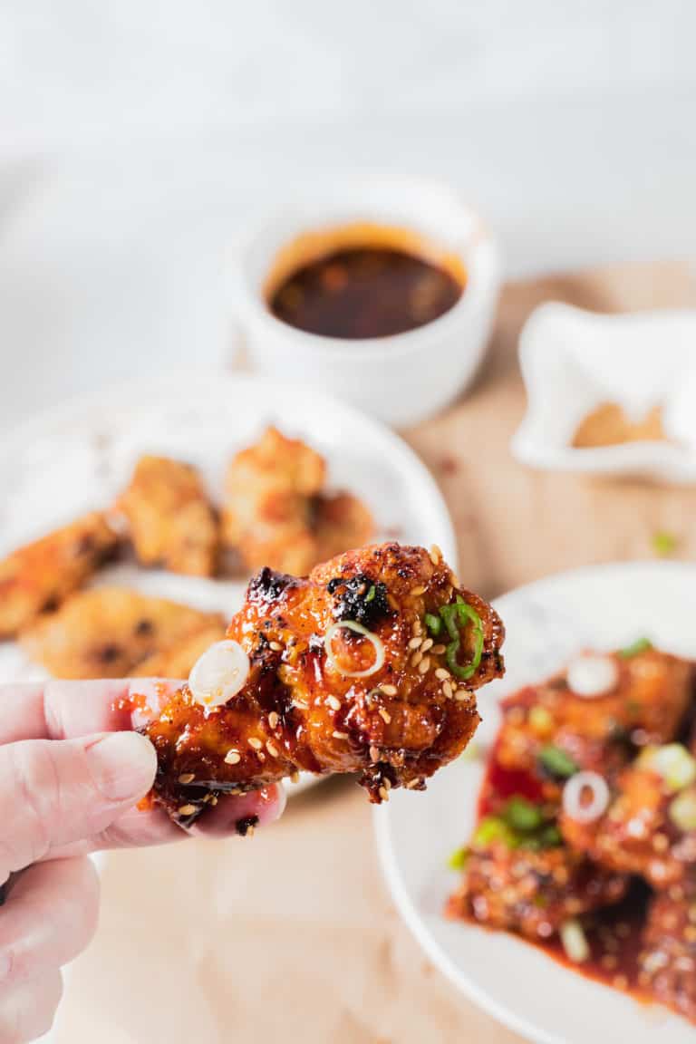 Crispy Air Fryer Chicken Wings With Baking Powder Fork To Spoon