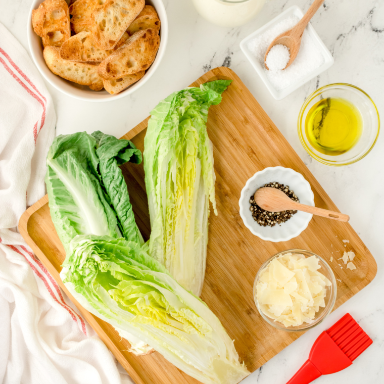 Ingredients Needed For Grilled Romaine Lettuce Salad