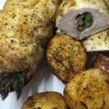 Air Fryer Prosciutto, Provolone, and Asparagus Stuffed Chicken Breasts