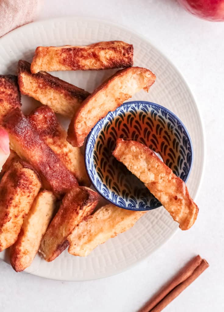 Air Fryer Apple French Toast Sticks