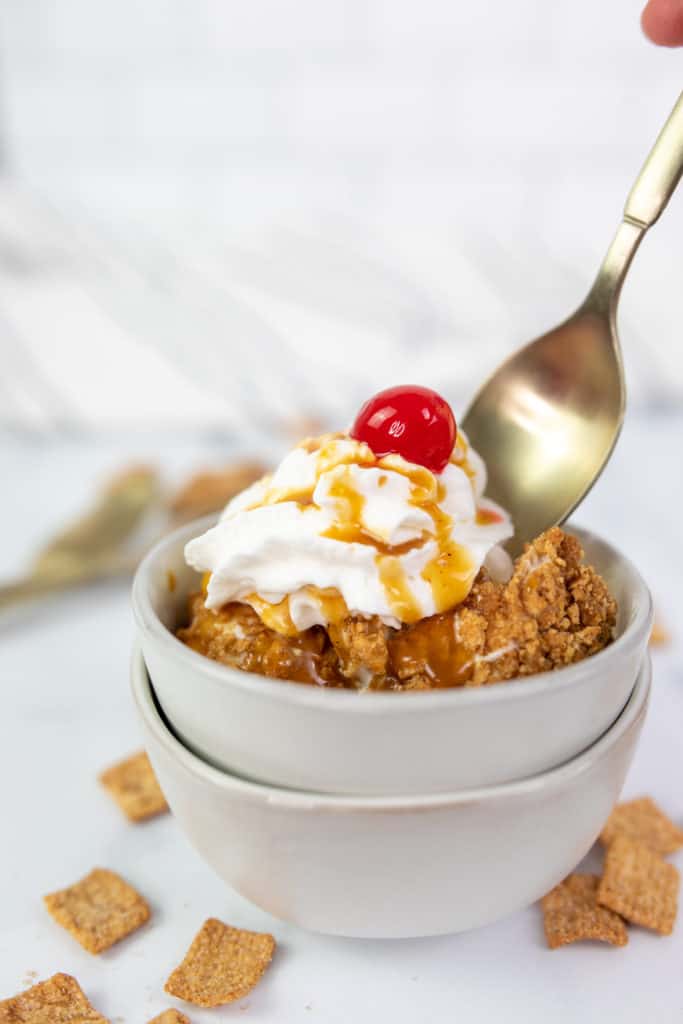 air fryer fried ice cream