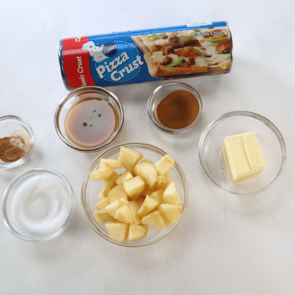 Ingredients Needed For Air Fryer Caramel Stuffed Donuts