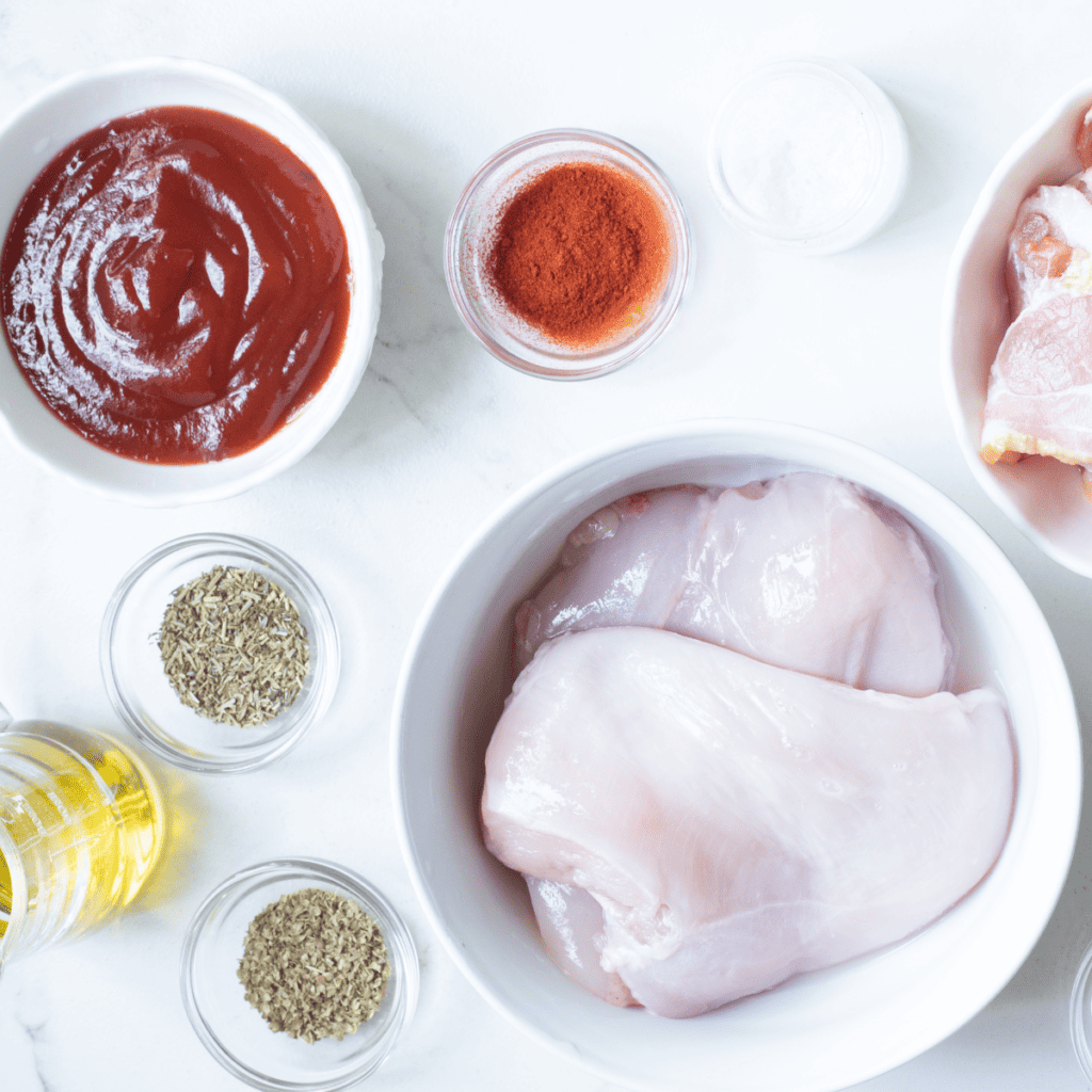 Ingredients Needed For Air Fryer Bacon Wrapped Chicken Tenders