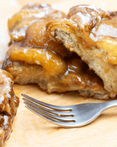 Air Fryer Bananas Foster French Toast
