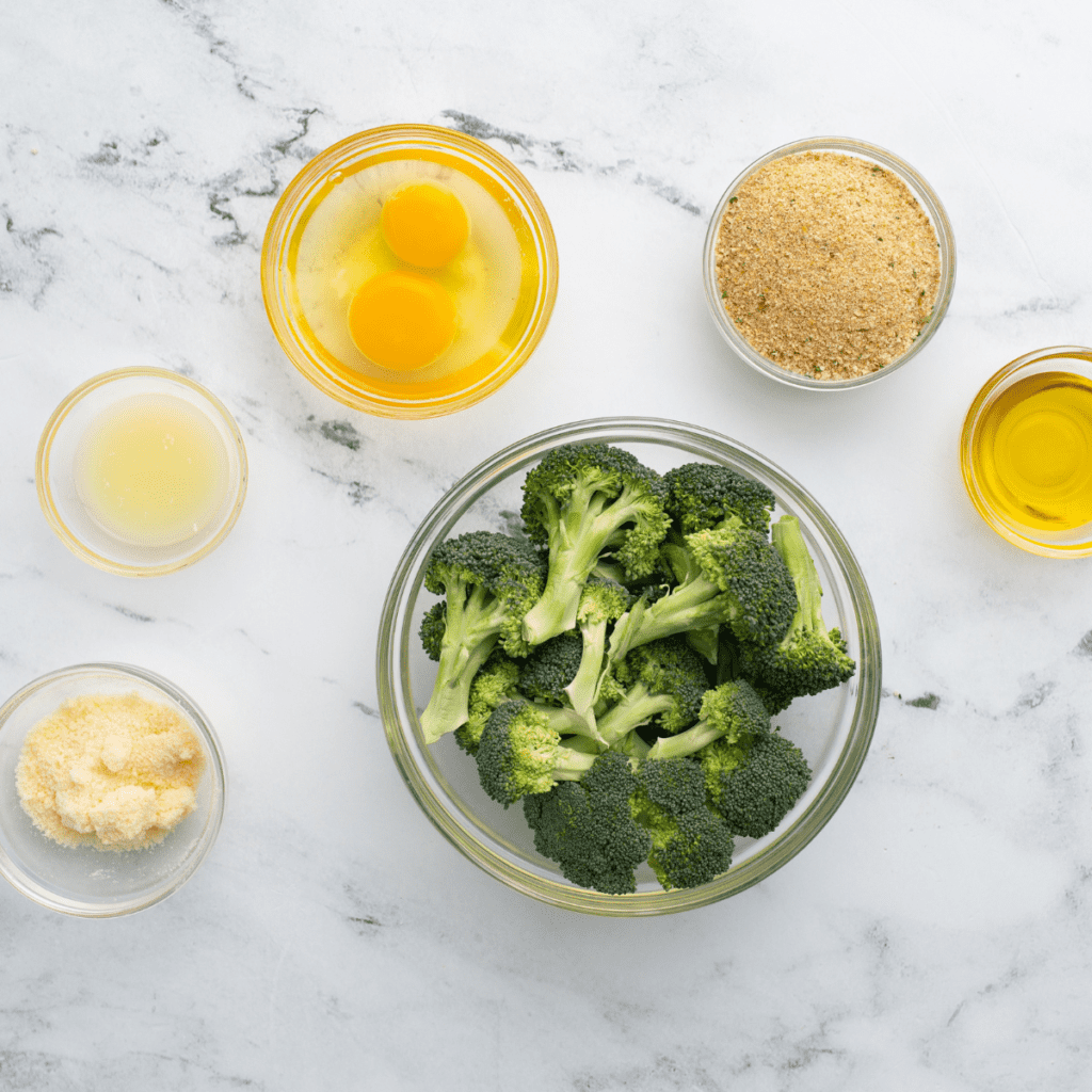 Ingredients Needed For Air Fryer Broccoli Bites