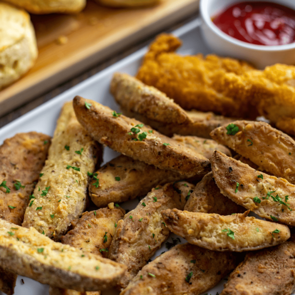Don't miss out on the deliciousness of Buffalo Wild Wings potato wedges, even when you don't have access to a restaurant! With an air fryer and these easy-to-follow instructions, you can turn your kitchen into a signature Buffalo Wild Wings – without leaving the comfort of your own home. Forget greasy deep-fried potatoes and opt for this healthier version made with just a few simple ingredients. Let's get started transforming those waxy potatoes into flavorful Buffalo Wild Wings potato wedges that will put some kick in any meal.