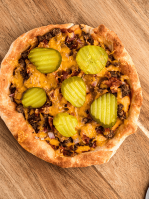 Are you ready for an unbelievable pizza experience? If so, look no further than this Air Fryer Cheeseburger Pizza!