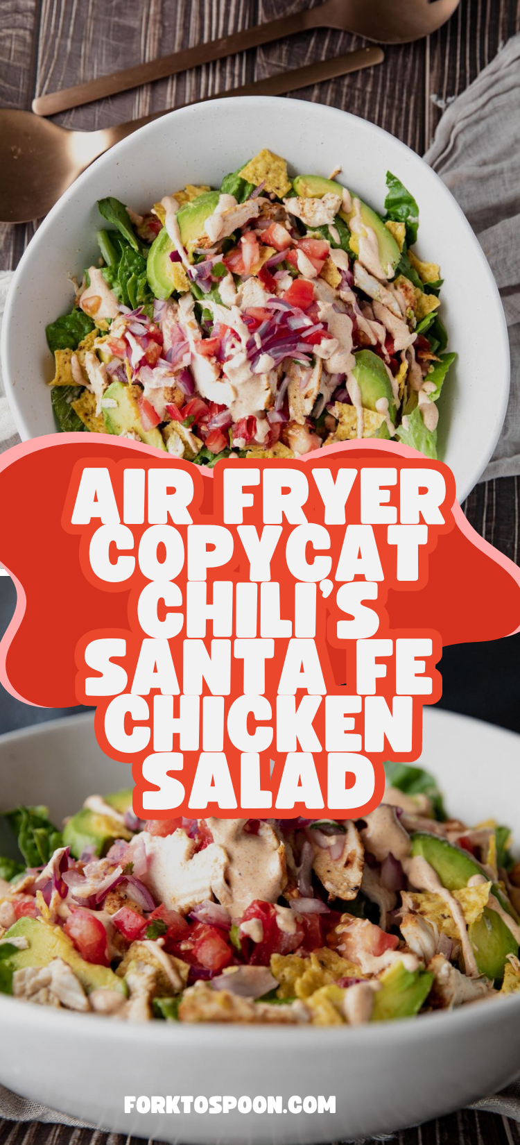 Air Fryer Copycat Chili’s Santa Fe Chicken Salad