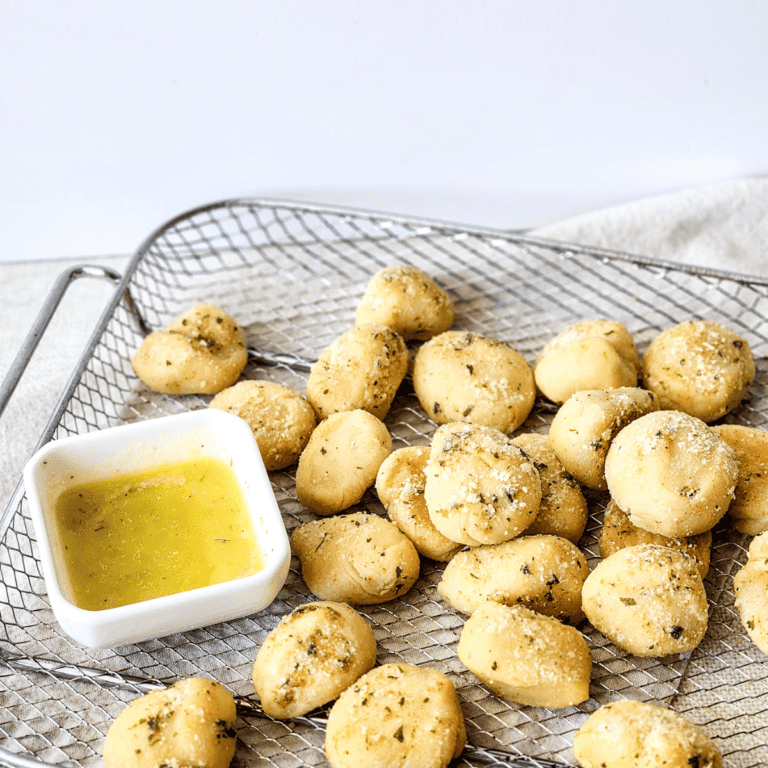 Air Fryer Copycat Domino's Parmesan Bites Fork To Spoon