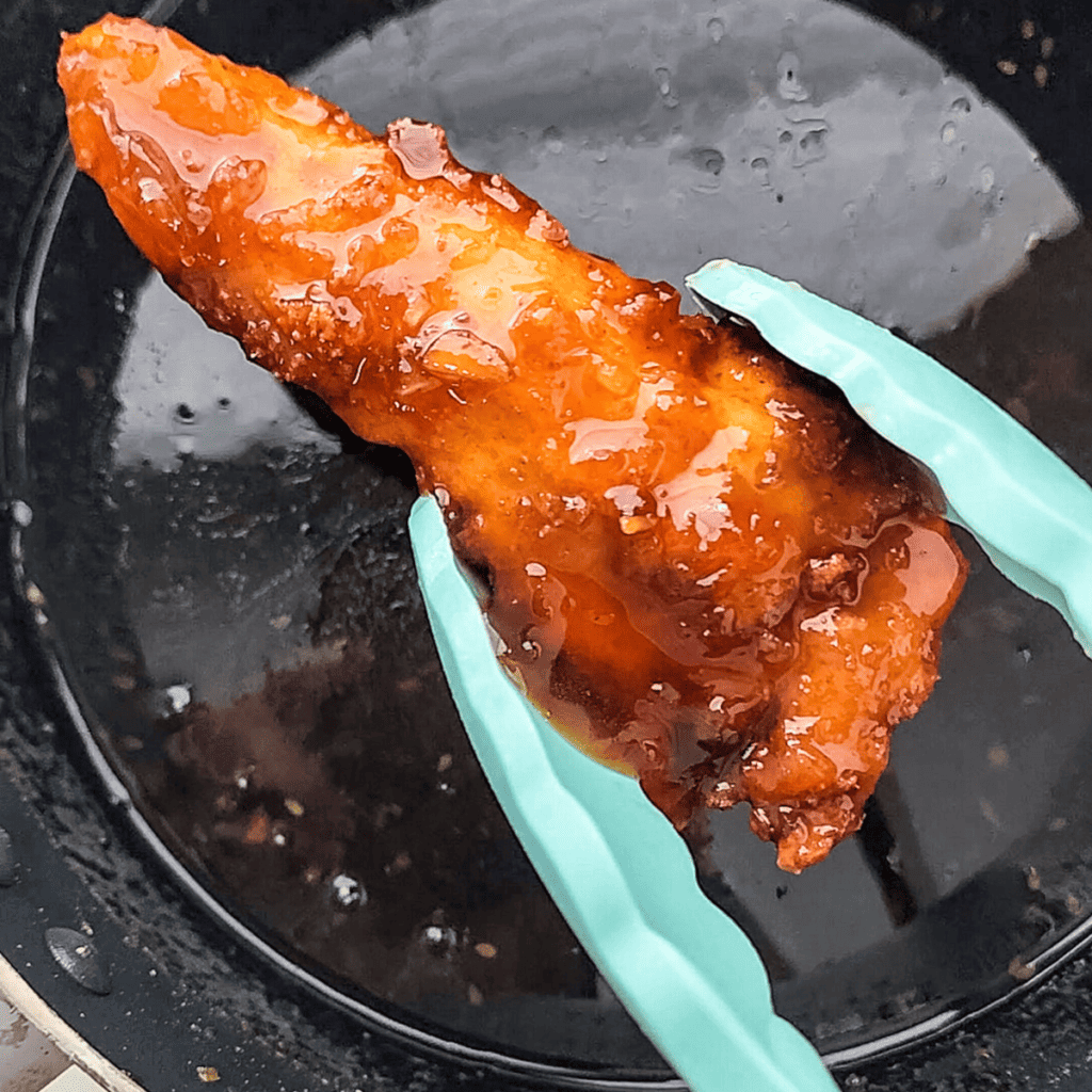 How To Cook Air Fryer Copycat Whiskey-Glazed Sesame Chicken Strips