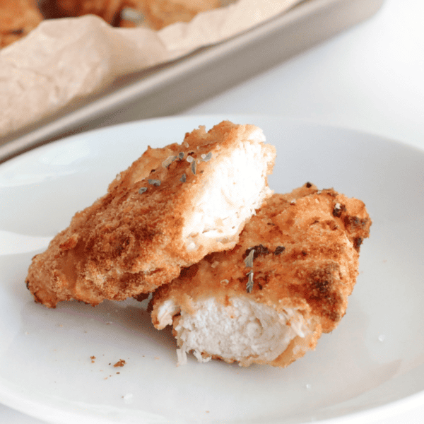 Air Fryer Cornbread Crusted Chicken Tenders - Fork To Spoon