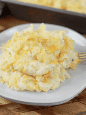 The Best Air Fryer Funeral Potatoes &ndash; Quick & Cheesy Comfort Food
