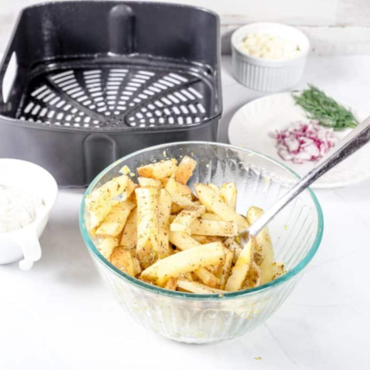 Air Fryer Greek Fries