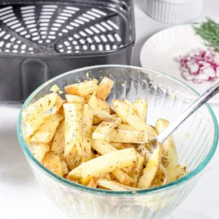 Air Fryer Greek Fries  