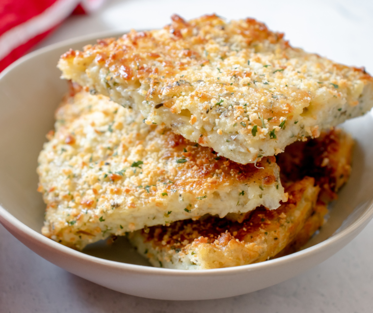 Air Fryer KETO Garlic Cheese Bread