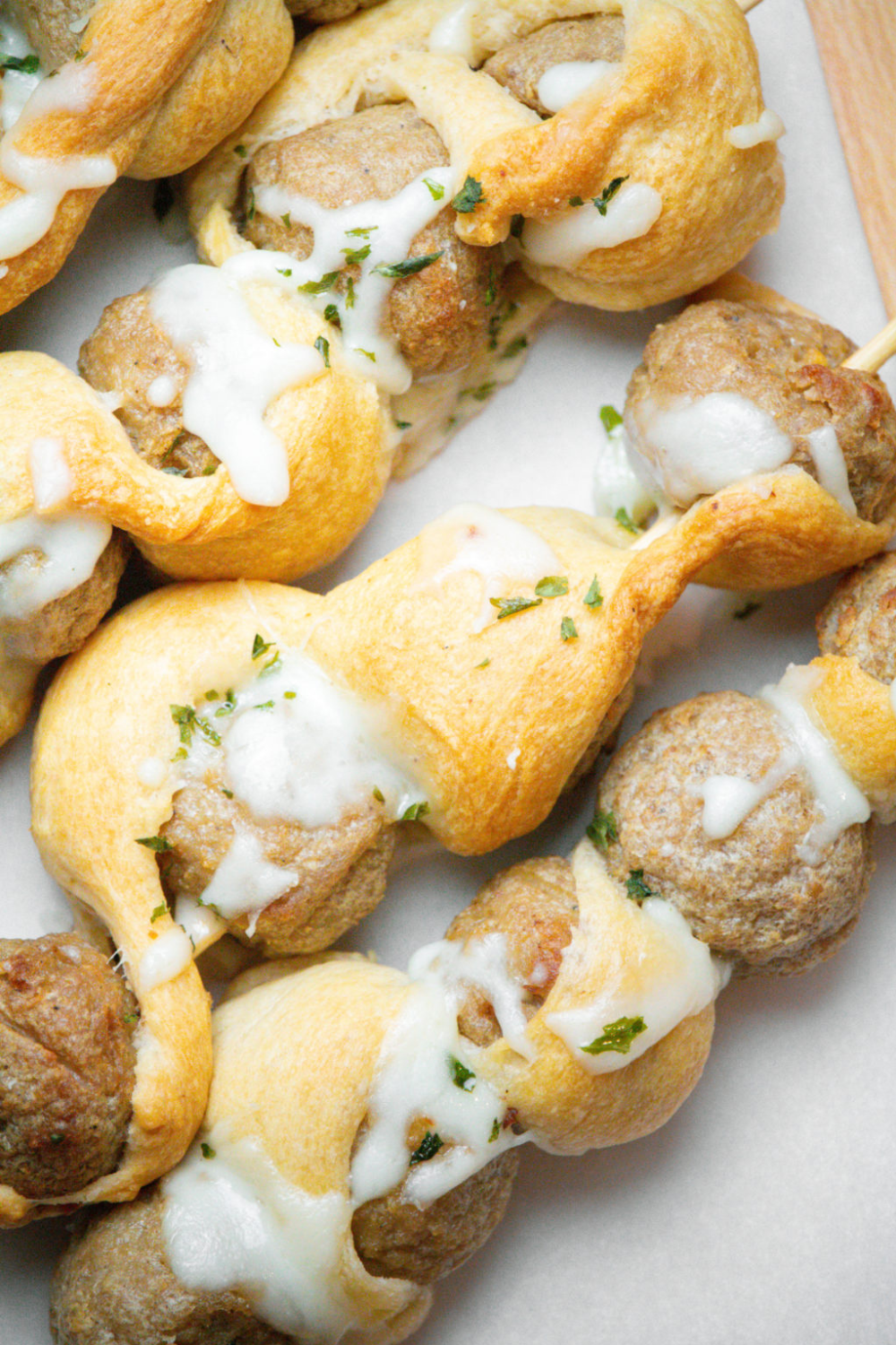 Air Fryer Meatball Sub Skewers