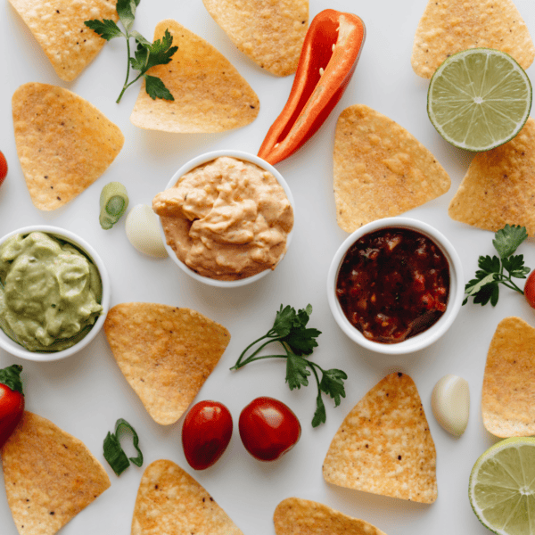 Air Fryer Nachos With Refried Beans Fork To Spoon