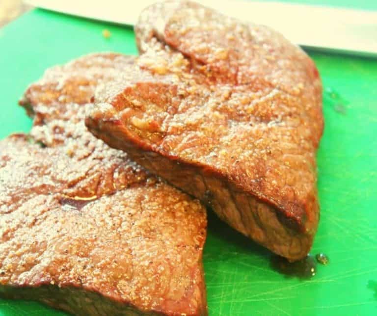 Sirloin Steak in Air Fryer Fork To Spoon