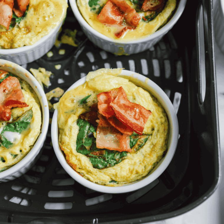Air Fryer Egg Bites with Cottage Cheese – Light and fluffy, perfect for breakfast or a snack